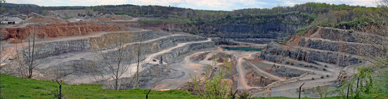 A geological dig site