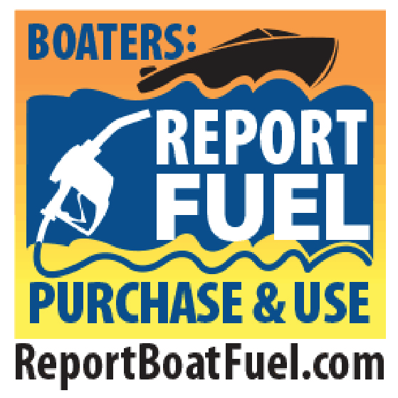 Boaters:  Report boat fuel purchase and use at ReportBoatFuel.com