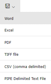 Output types