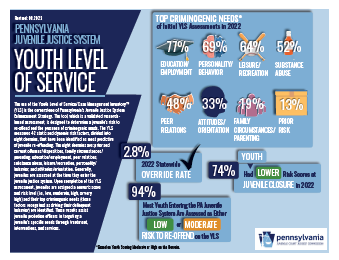 Infographic Youth Level of Service